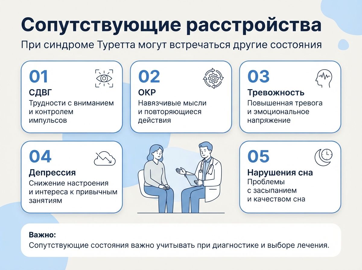 Лечение синдрома Туретта в Цивильске инфографика