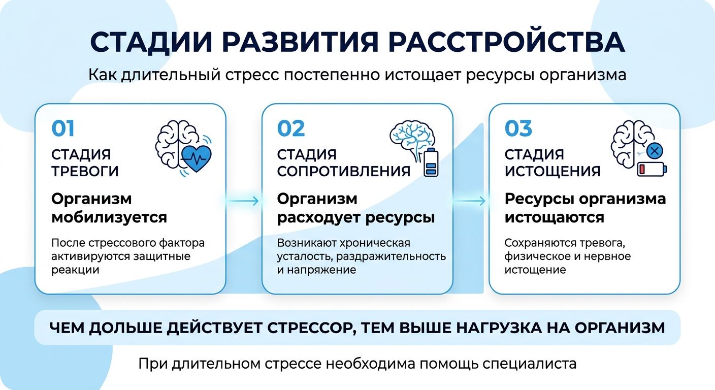 Лечение стресса в Цивильске инфографика